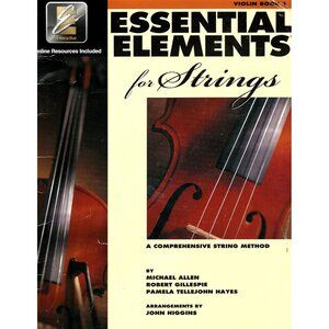 Essential Elements For Strings Violin Sheet Music Book 1 Vintage 2004